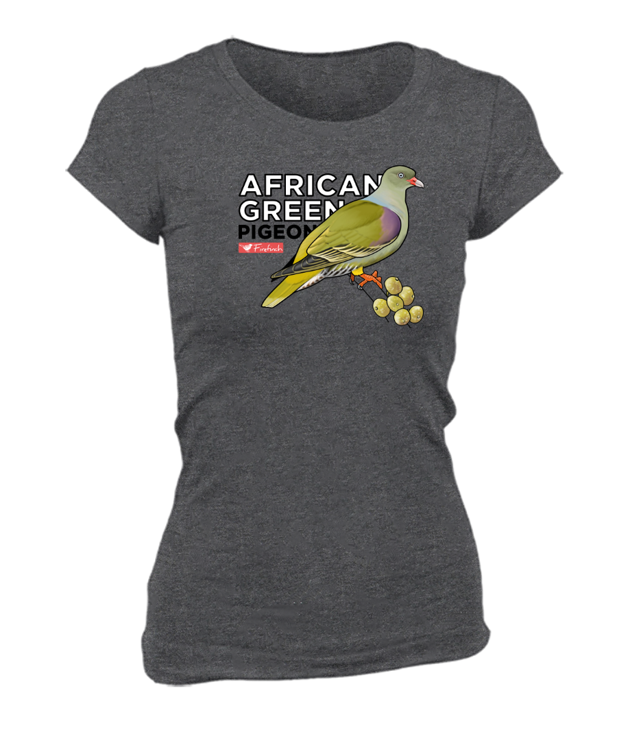 African Green Pigeon Name Ladies Shirt