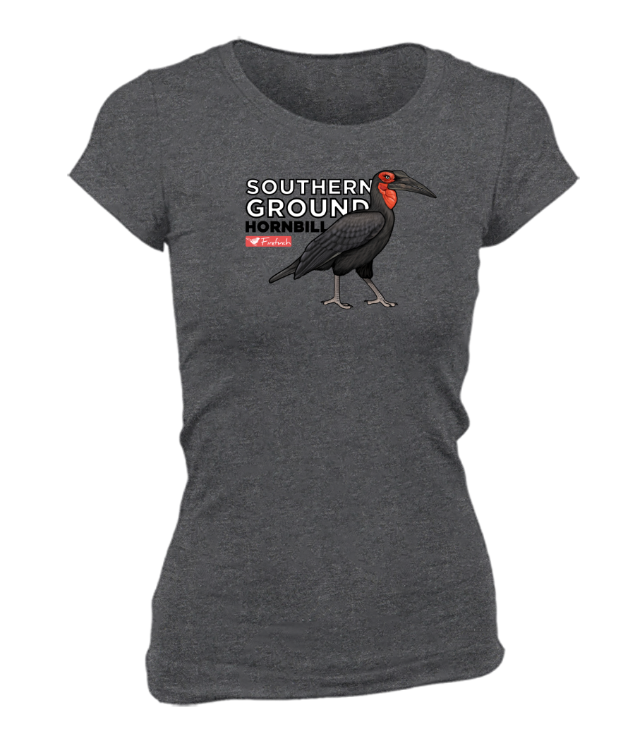 Southern Ground Hornbill Name Ladies Shirt