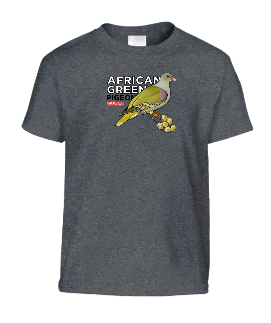 African Green Pigeon Name Kids Shirt
