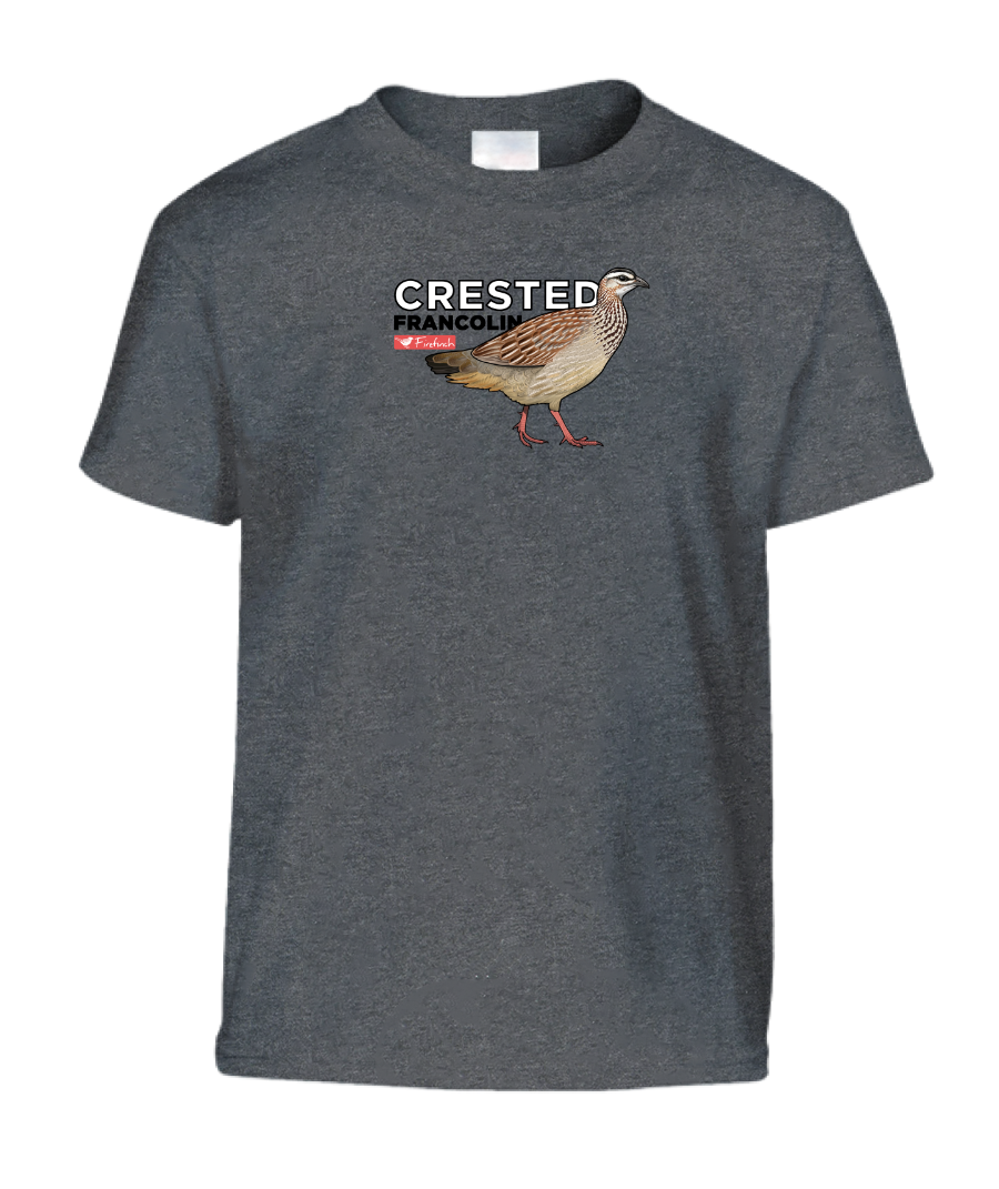Crested Francolin Name Kids Shirt