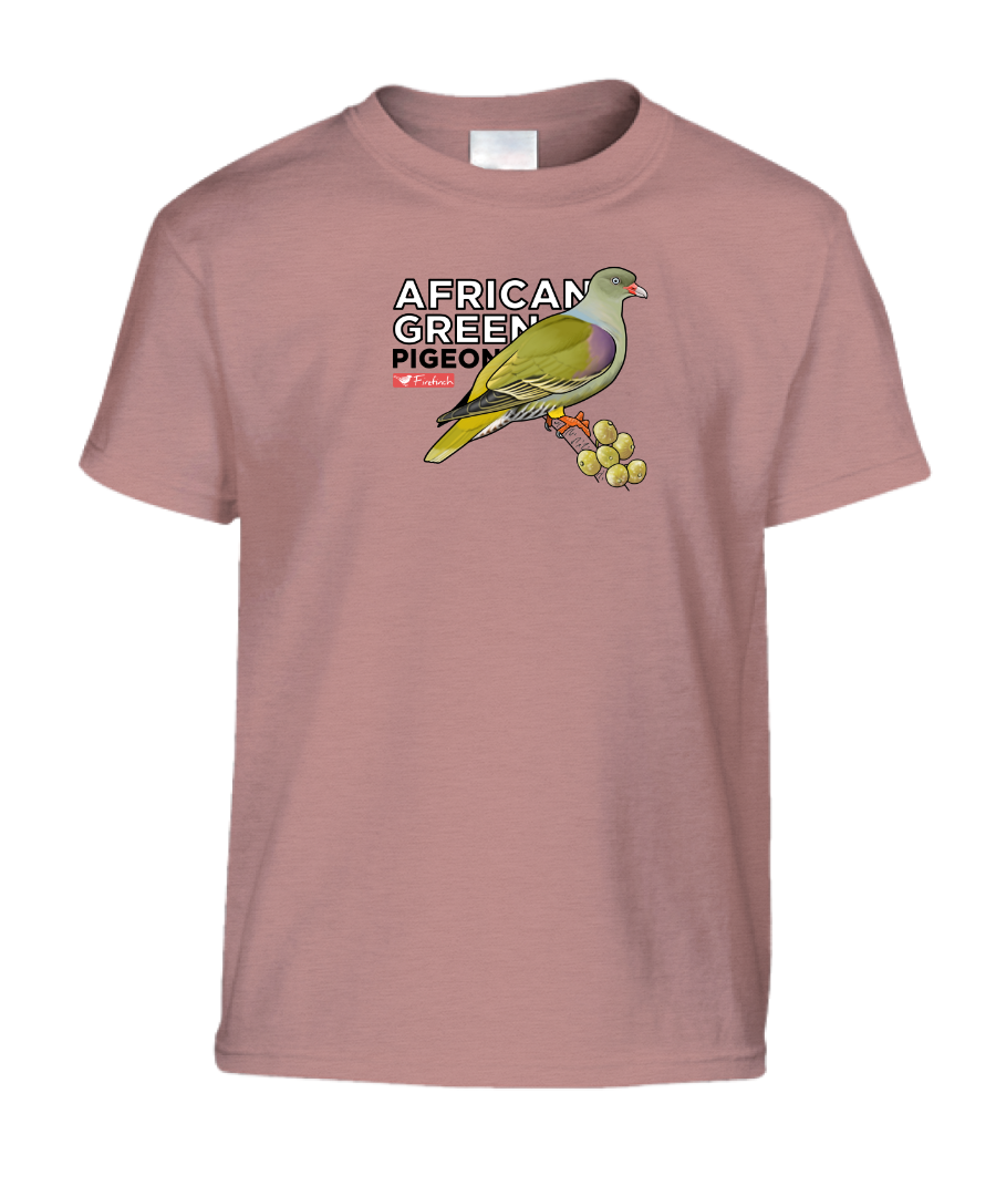 African Green Pigeon Name Kids Shirt