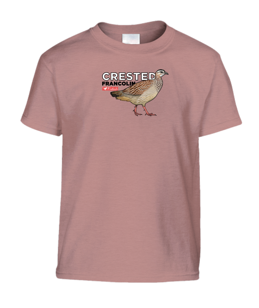 Crested Francolin Name Kids Shirt