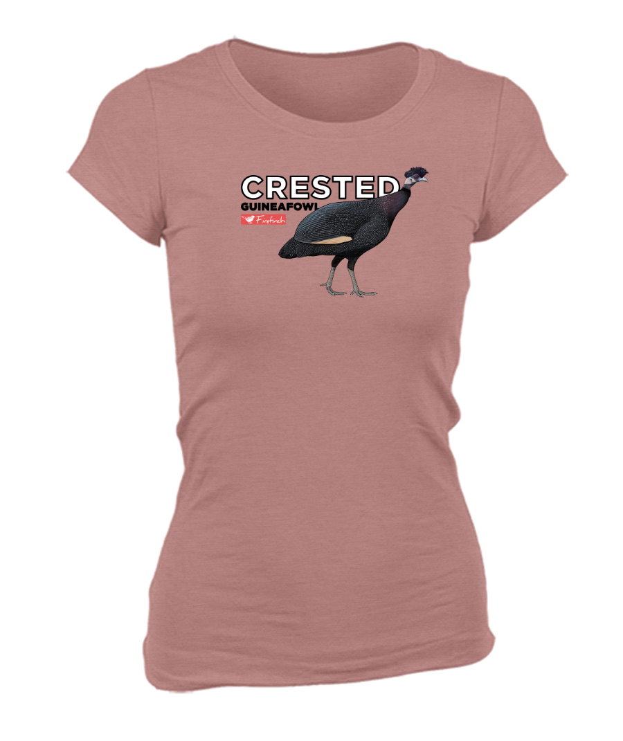 Crested Guineafowl Name Ladies Shirt