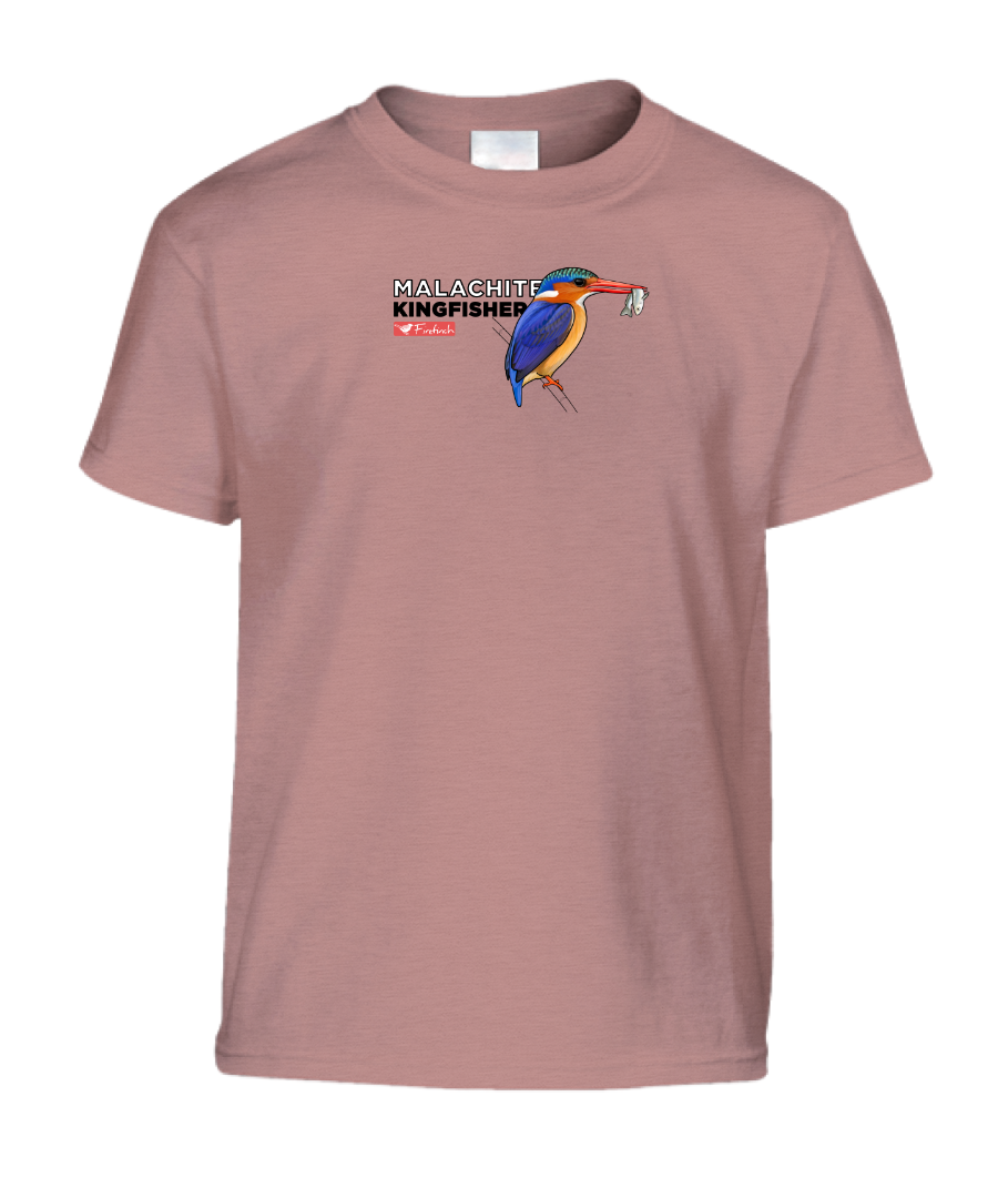 Malachite Kingfisher Name Kids Shirt