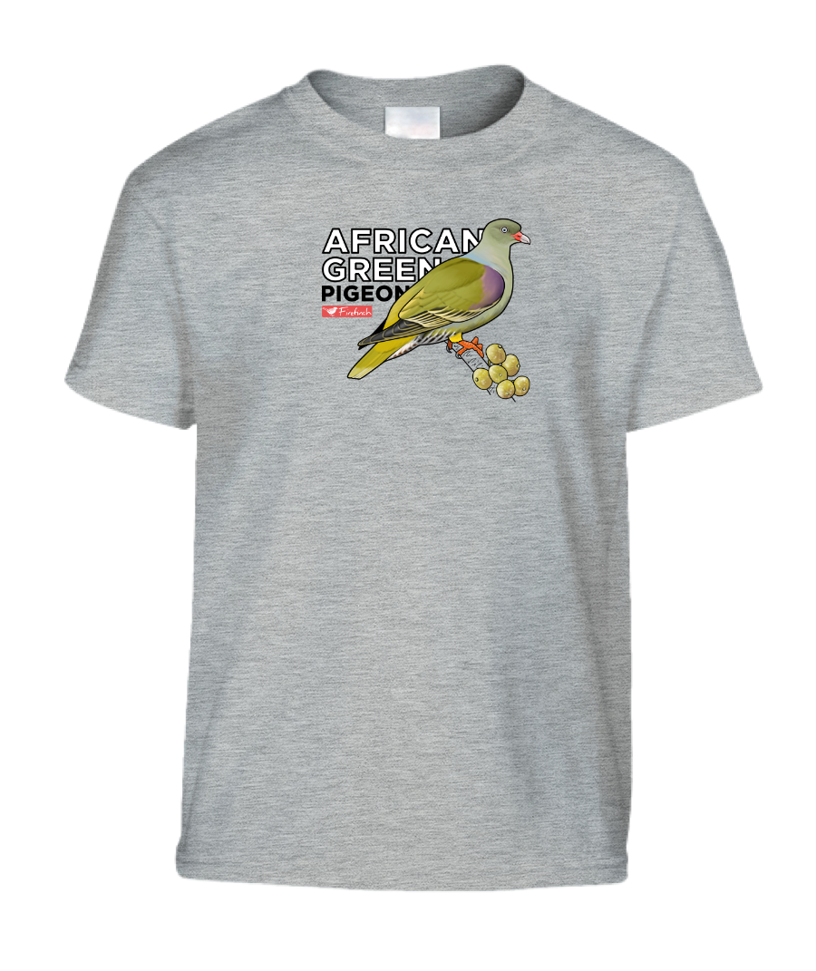 African Green Pigeon Name Kids Shirt