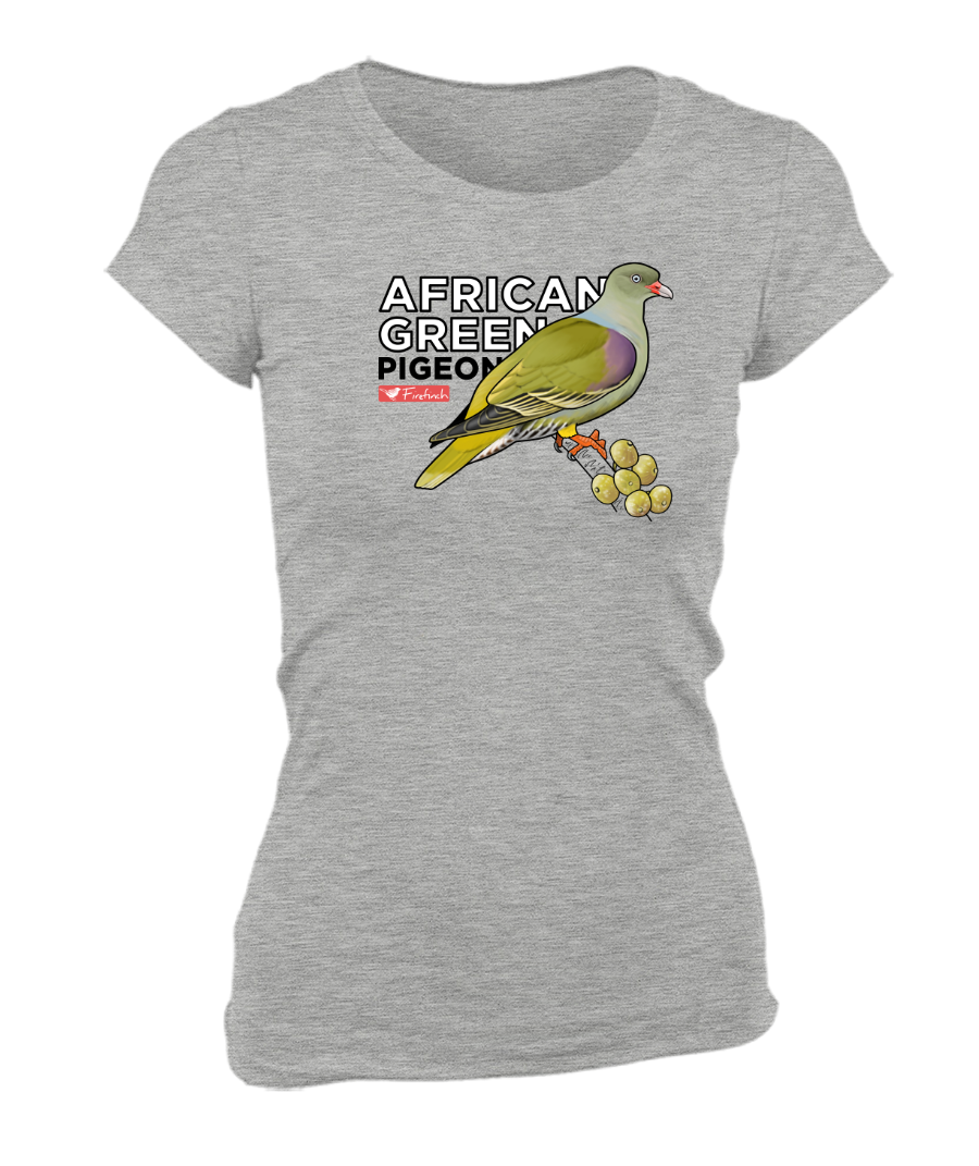 African Green Pigeon Name Ladies Shirt