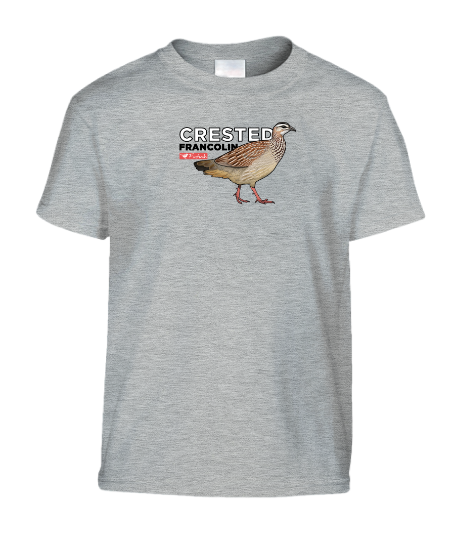 Crested Francolin Name Kids Shirt