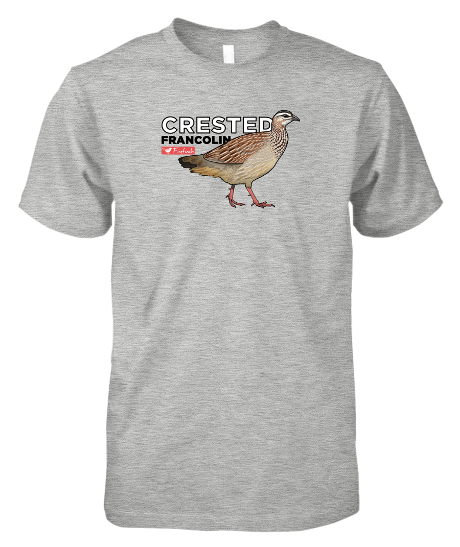 Crested Francolin Name Mens Shirt