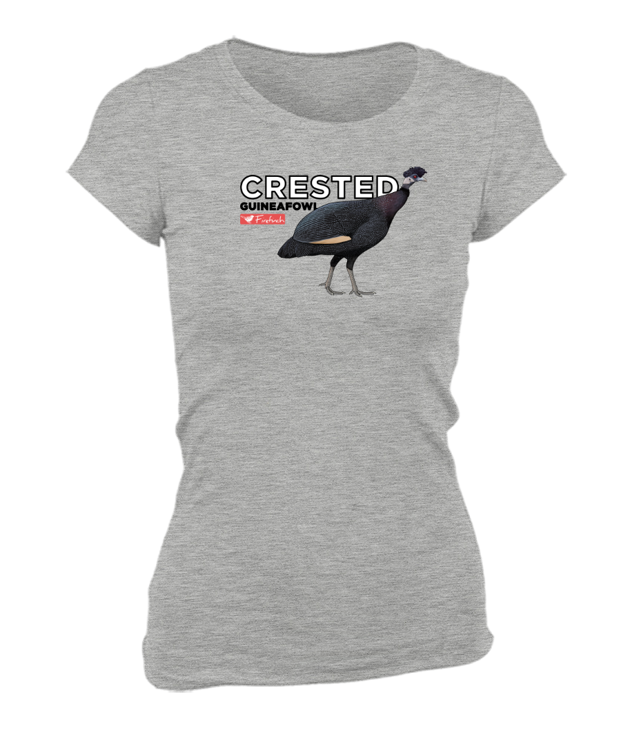 Crested Guineafowl Name Ladies Shirt