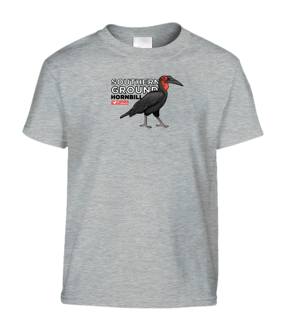 Southern Ground Hornbill Name Kids Shirt