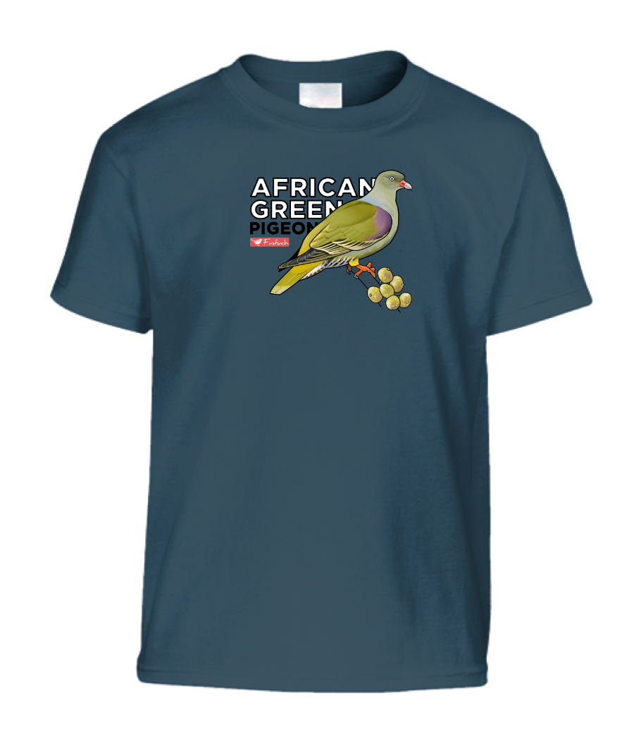 African Green Pigeon Name Kids Shirt