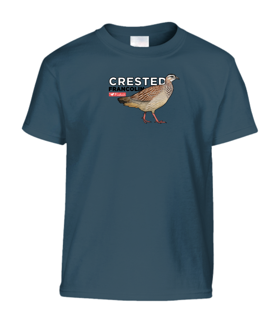 Crested Francolin Name Kids Shirt