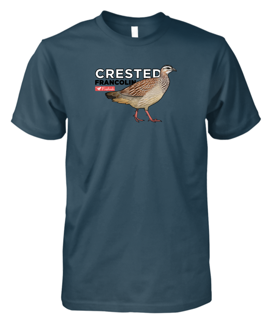 Crested Francolin Name Mens Shirt