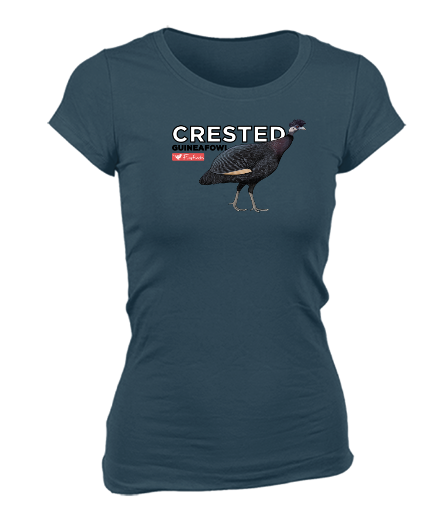 Crested Guineafowl Name Ladies Shirt