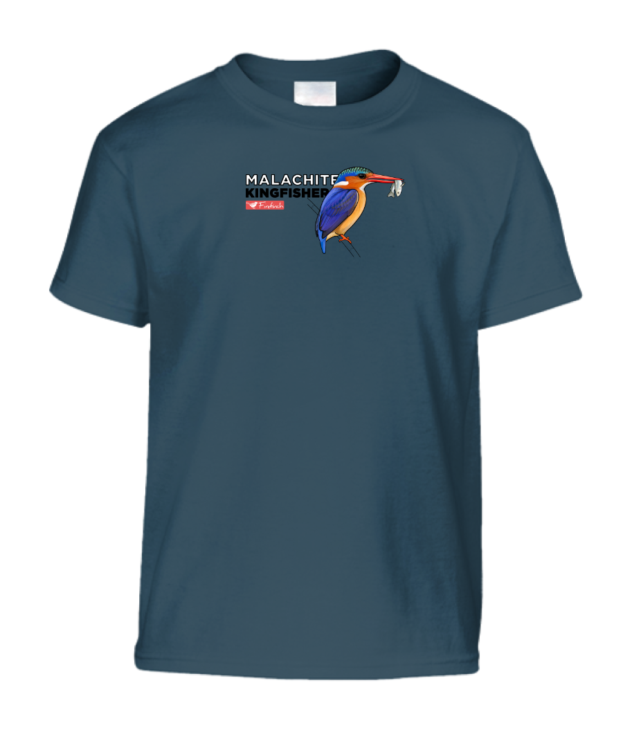 Malachite Kingfisher Name Kids Shirt