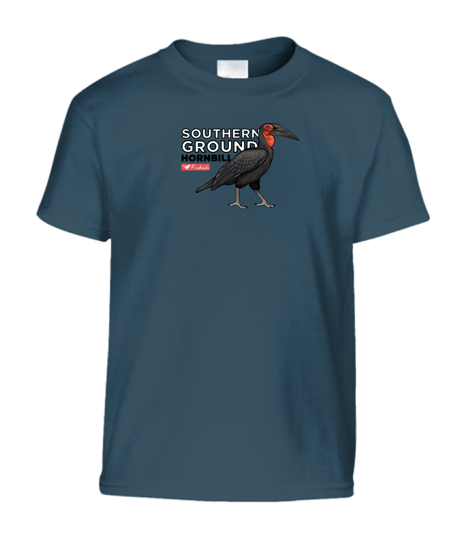 Southern Ground Hornbill Name Kids Shirt