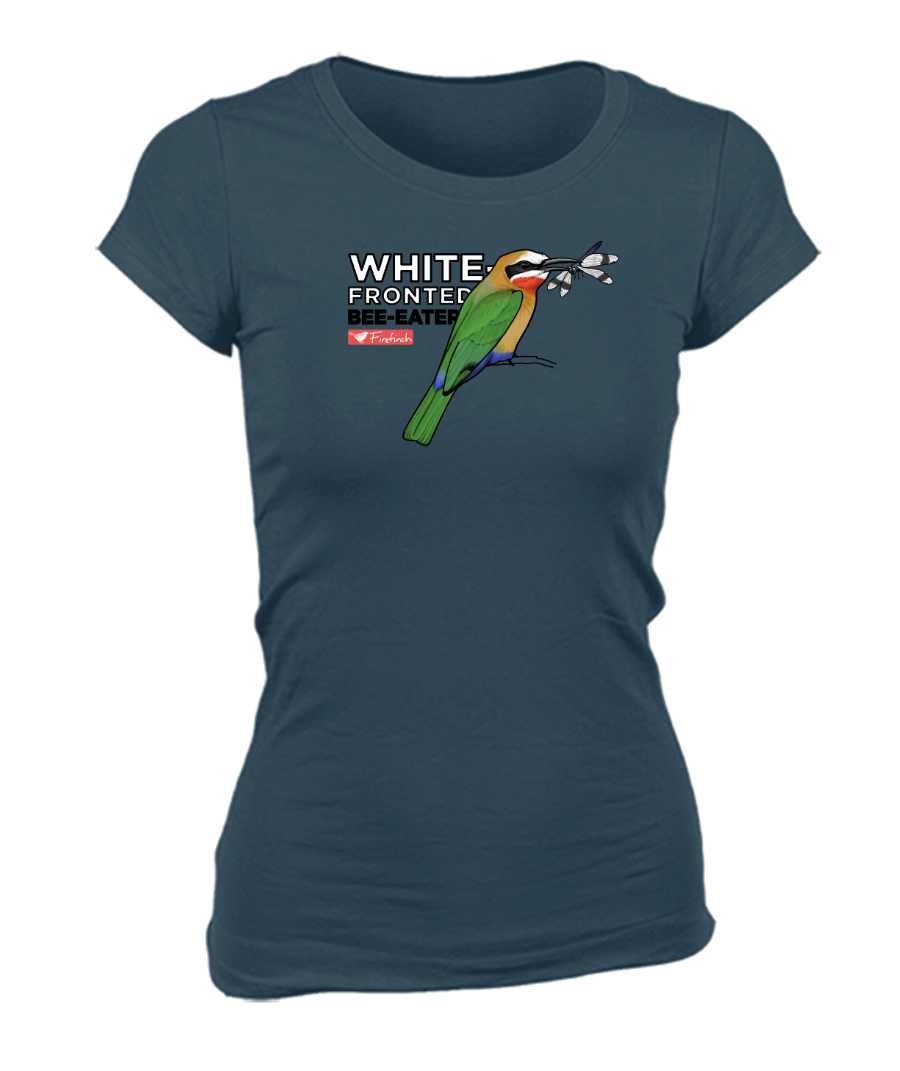 White-Fronted Bee-Eater Name Ladies Shirt