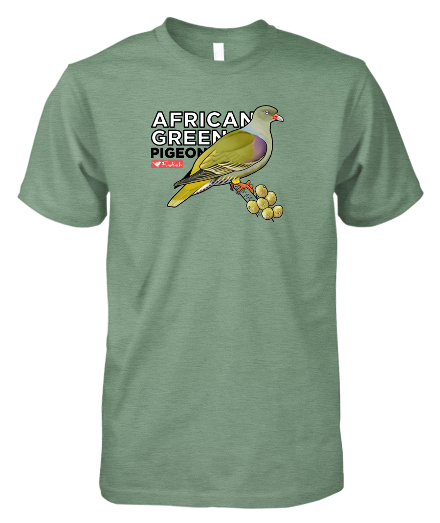 African Green Pigeon Name Mens Shirt