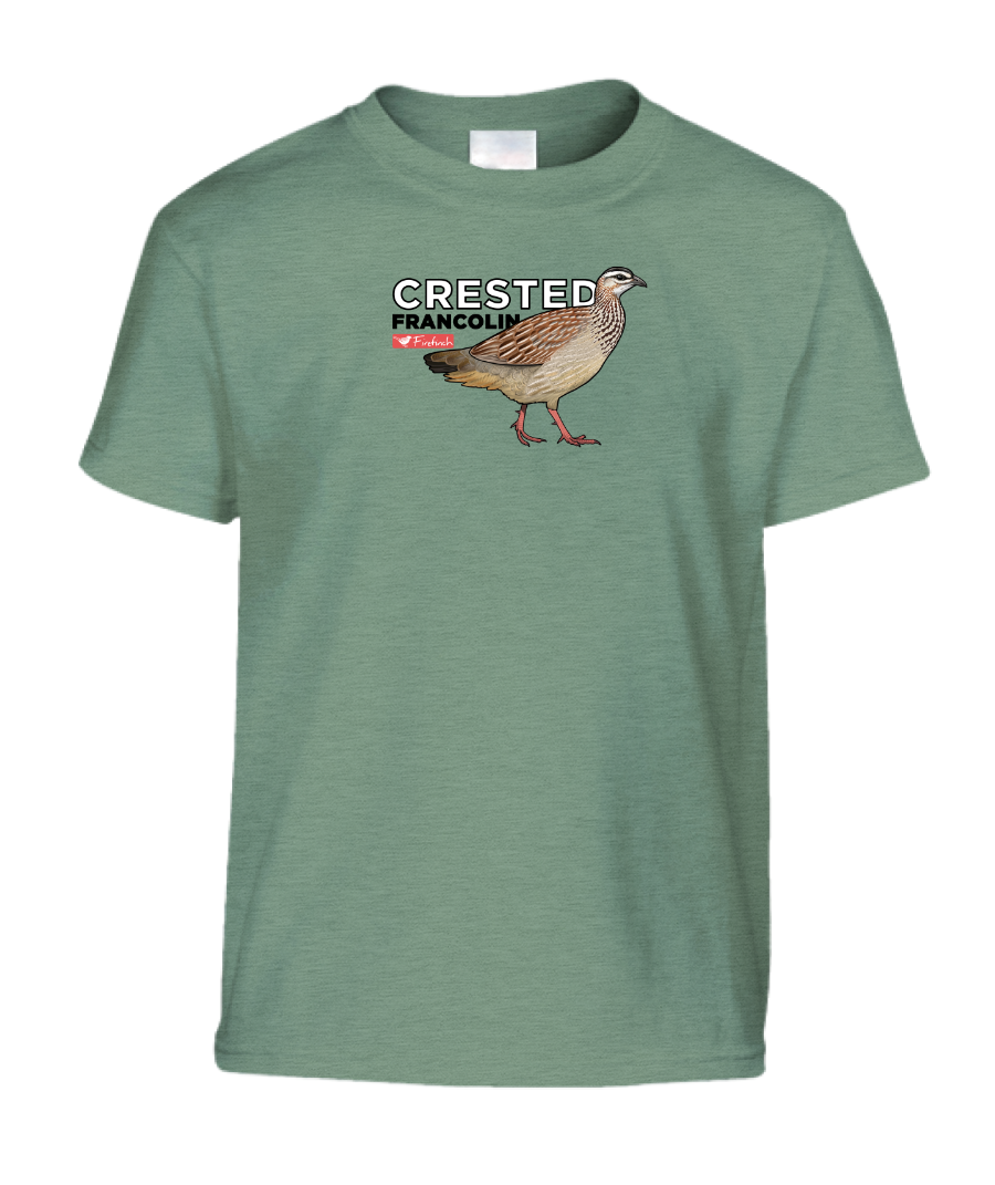 Crested Francolin Name Kids Shirt