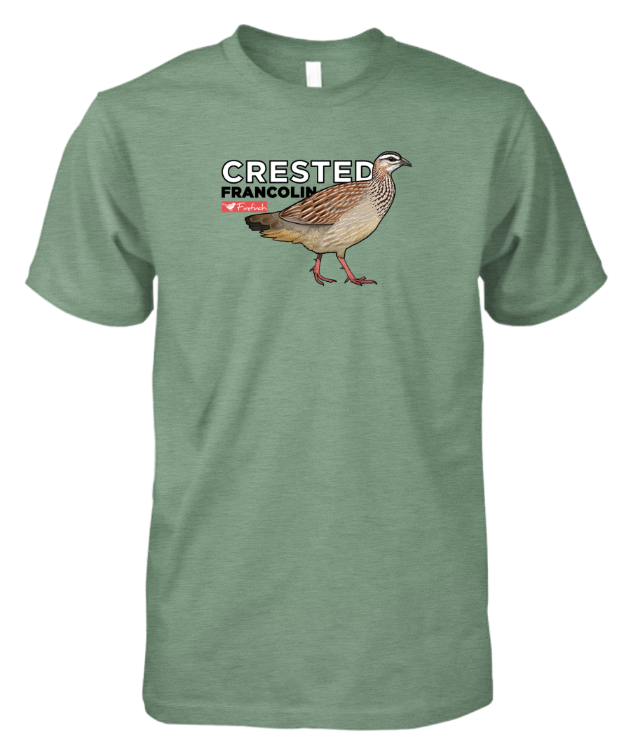 Crested Francolin Name Mens Shirt