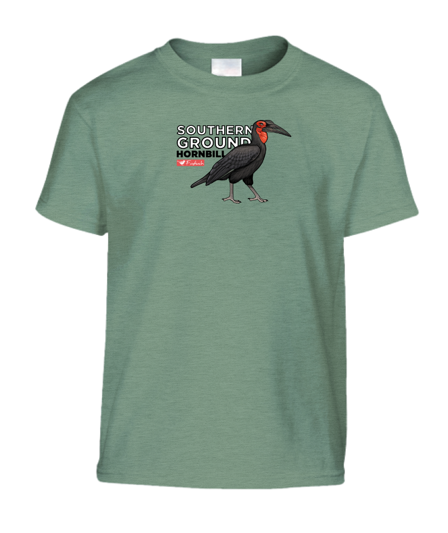 Southern Ground Hornbill Name Kids Shirt