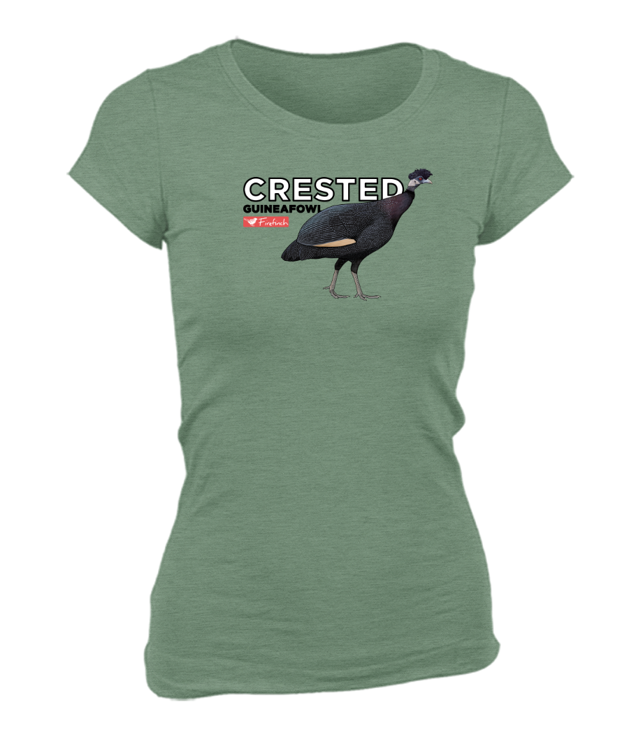 Crested Guineafowl Name Ladies Shirt