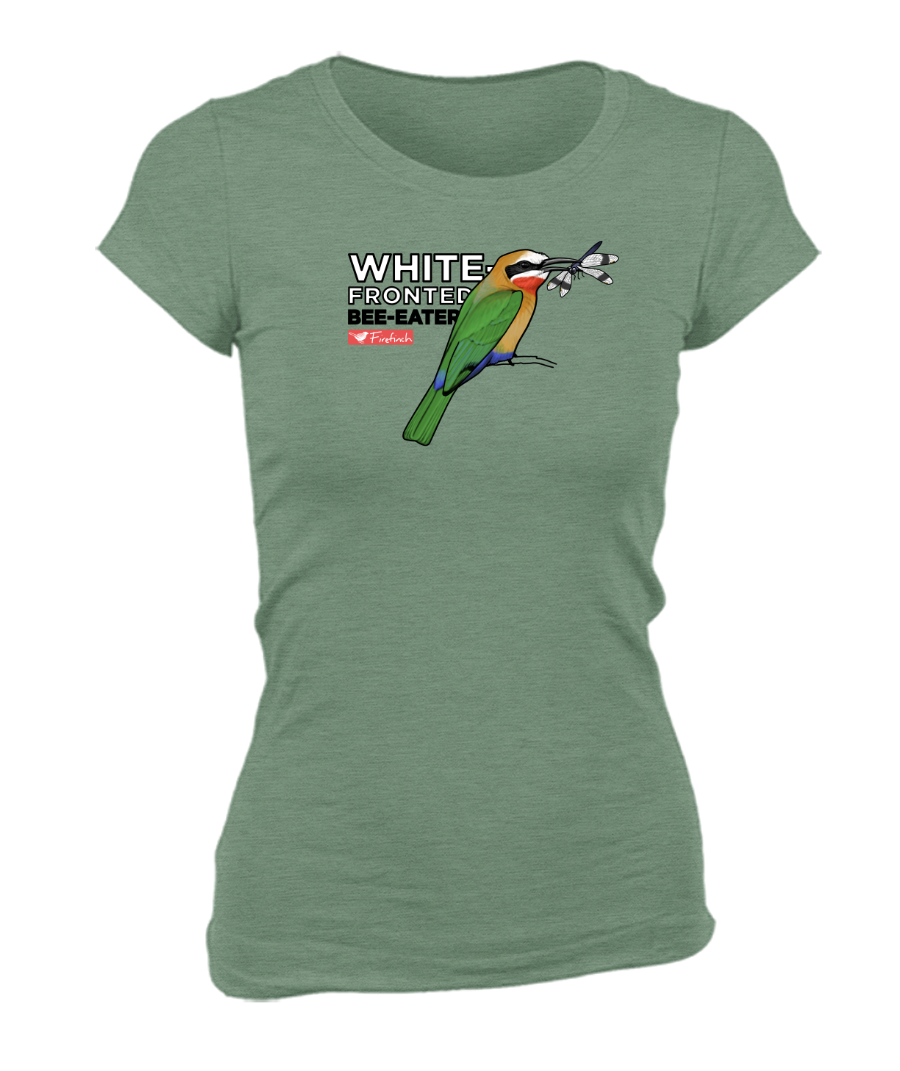 White-Fronted Bee-Eater Name Ladies Shirt
