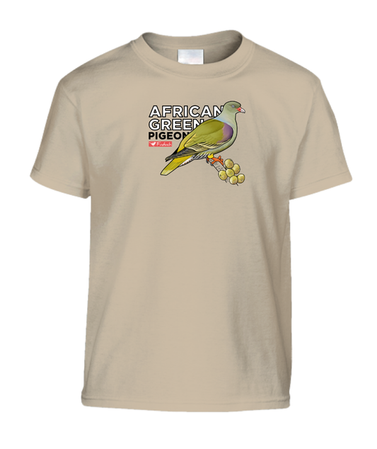 African Green Pigeon Name Kids Shirt