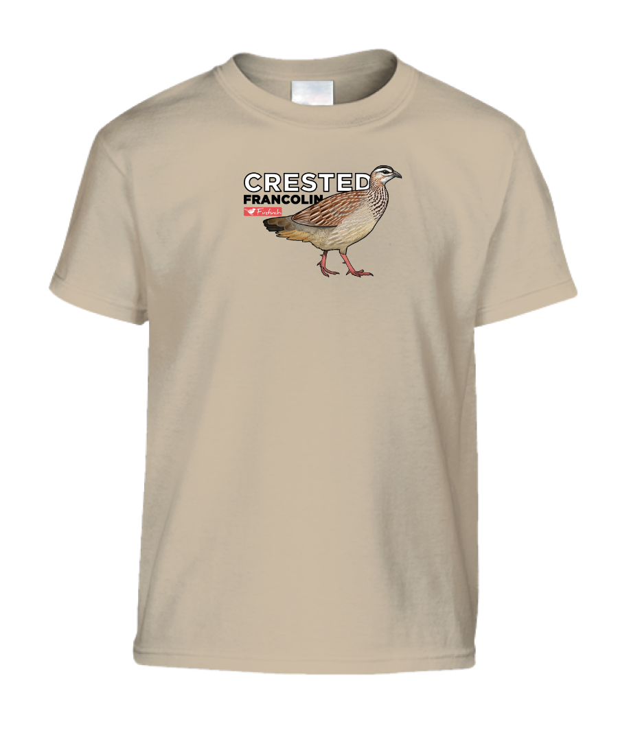 Crested Francolin Name Kids Shirt