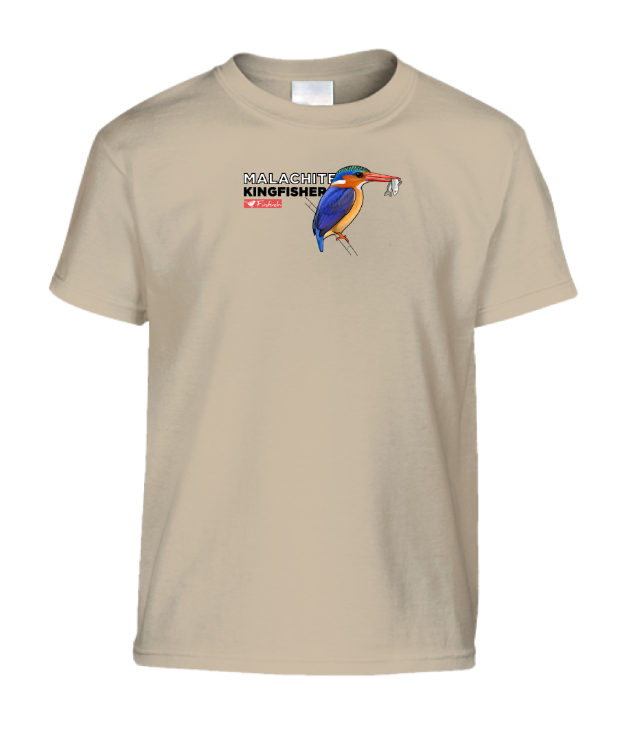 Malachite Kingfisher Name Kids Shirt