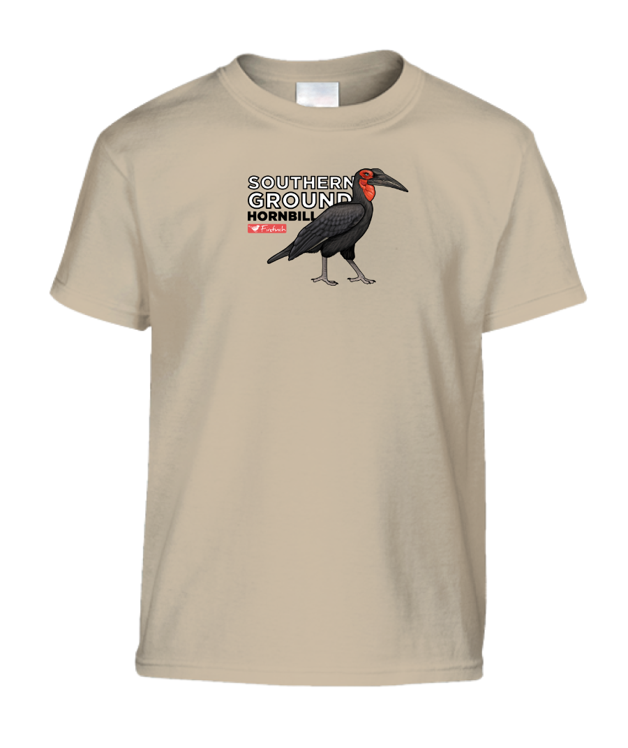 Southern Ground Hornbill Name Kids Shirt