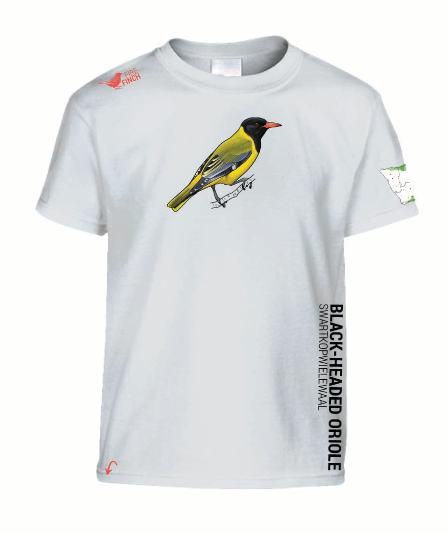 Black-headed Oriole Kids Shirt