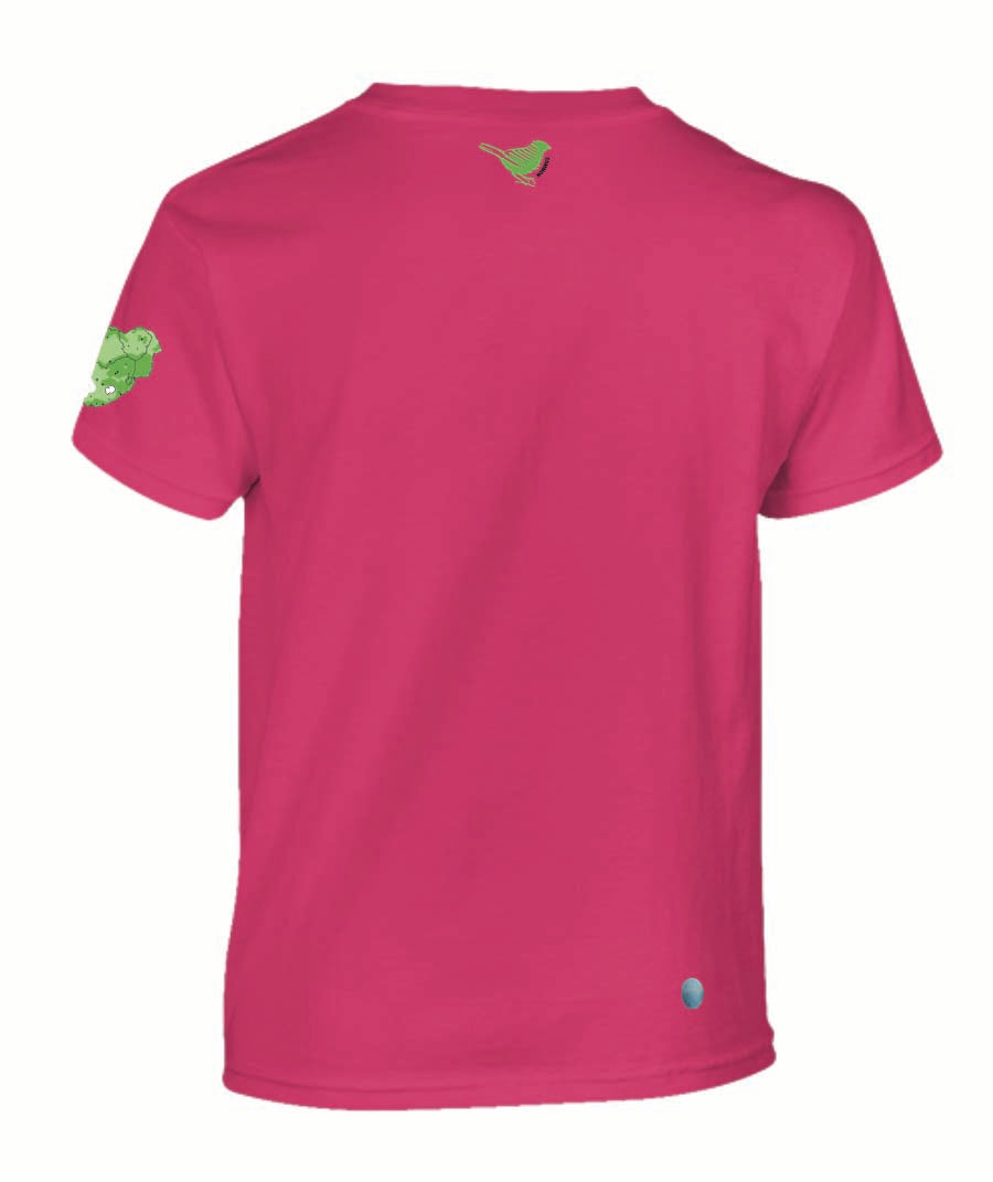 Green Wood-Hoopoe Kids Shirt