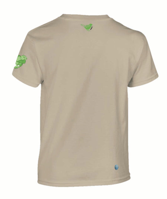 Green Wood-Hoopoe Kids Shirt