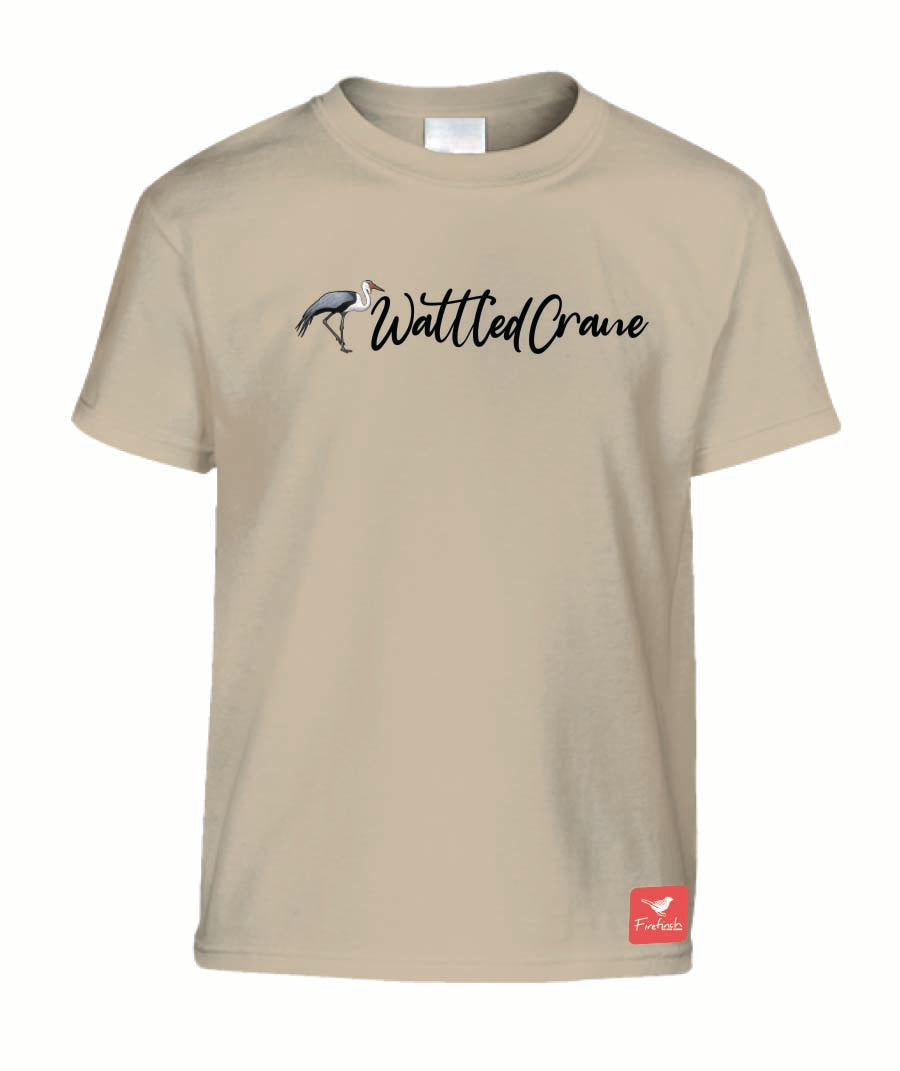 Wattled Crane Name Kids Shirt