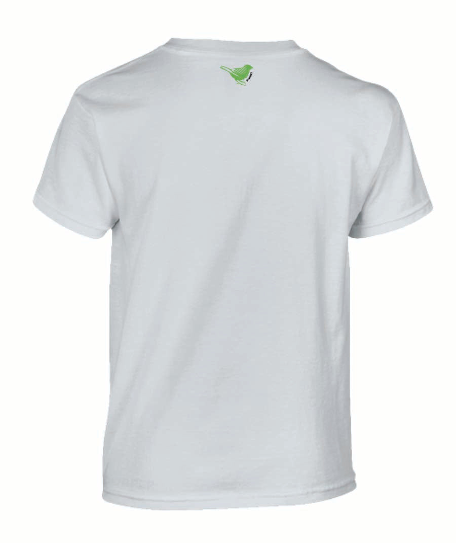 Green Wood-Hoopoe Name Kids Shirt