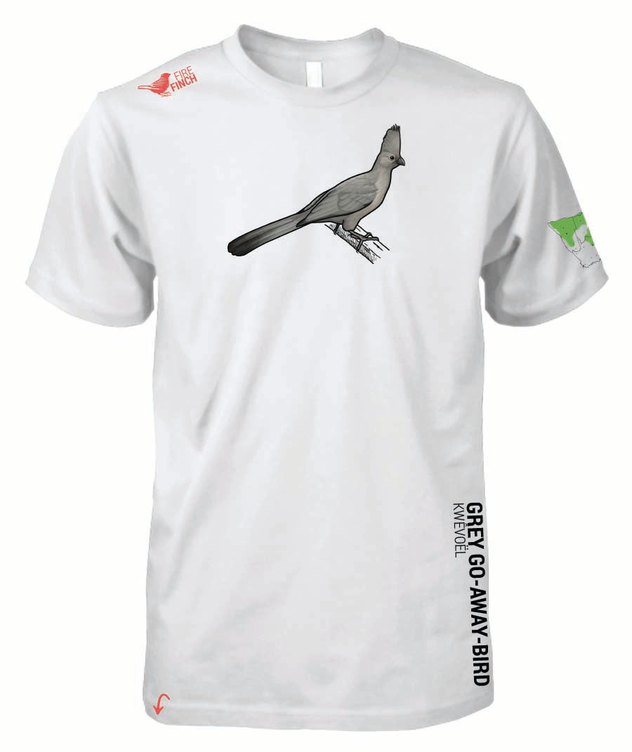 Grey Go-away-bird Mens Shirt