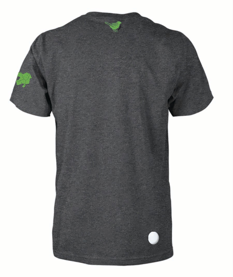 Grey Go-away-bird Mens Shirt