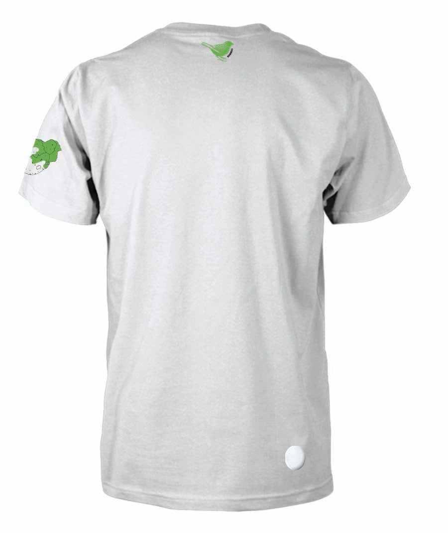 Grey Go-away-bird Mens Shirt