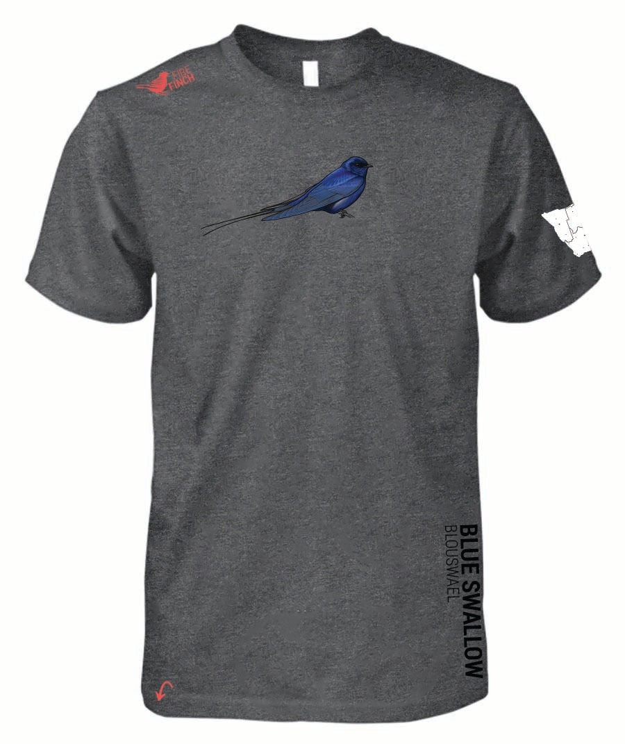 Blue Swallow Mens Shirt