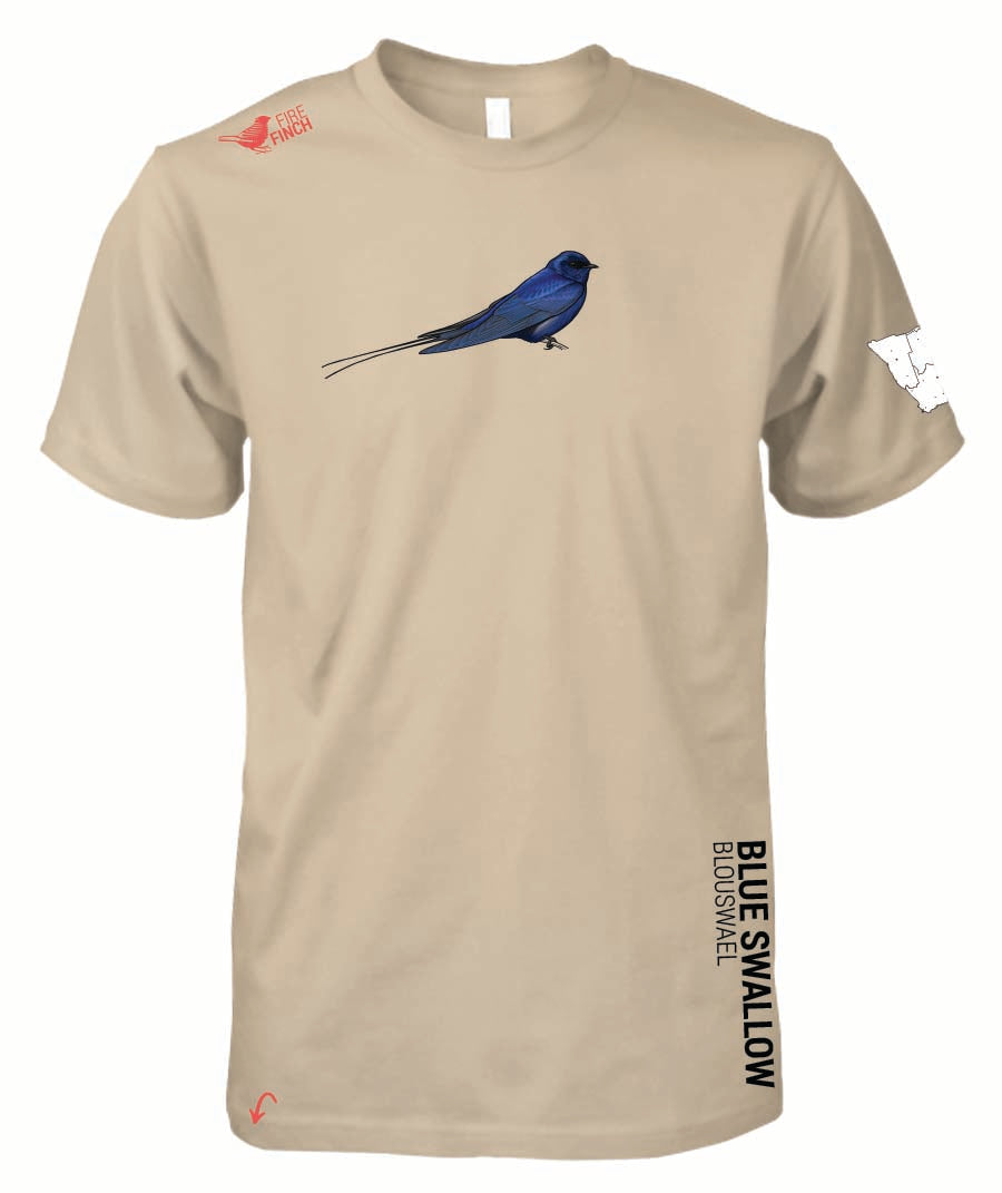 Blue Swallow Mens Shirt