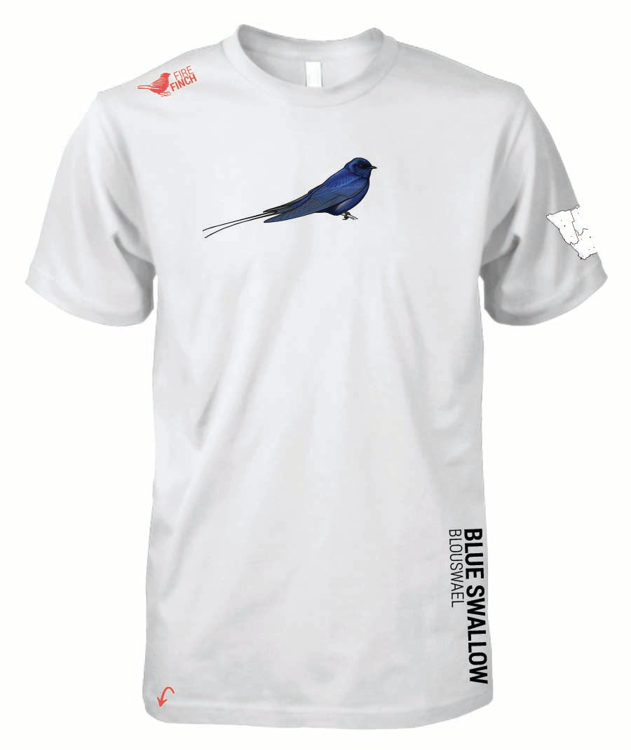 Blue Swallow Mens Shirt