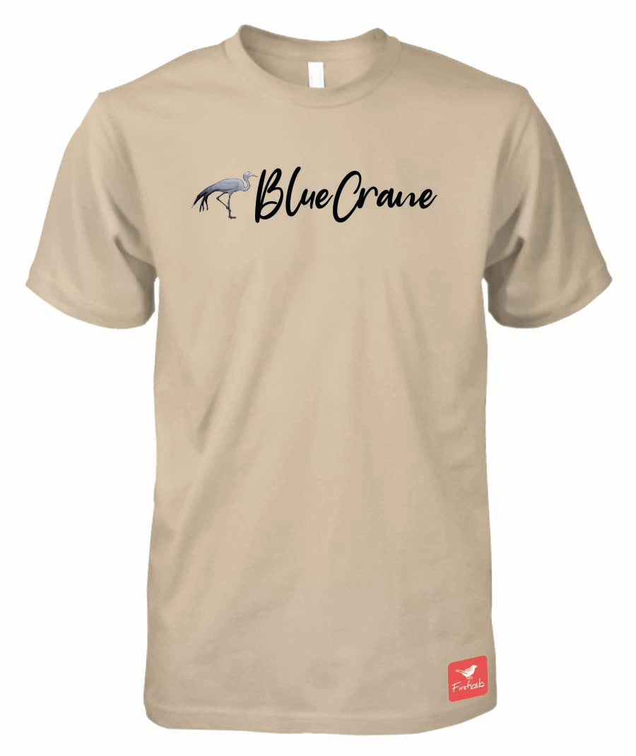 Blue Crane Name Mens Shirt