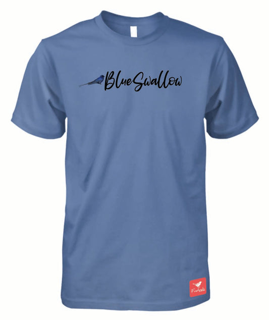 Blue Swallow Name Mens Shirt