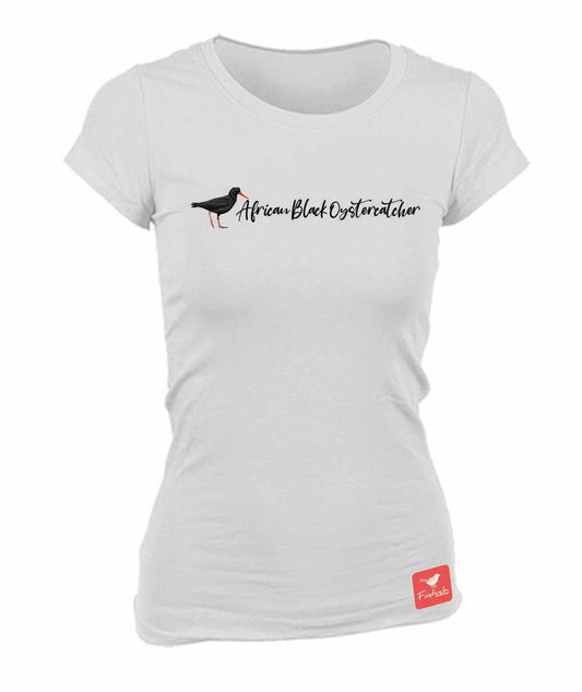 African Oystercatcher Name Ladies Shirt