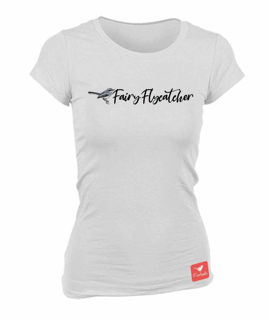 Fairy Flycatcher Name Ladies Shirt