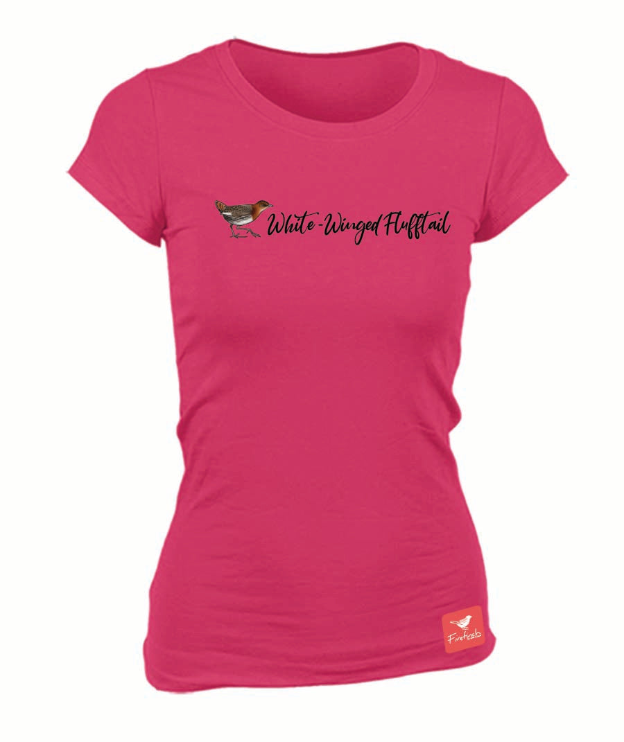 White-Winged Flufftail Name Ladies Shirt