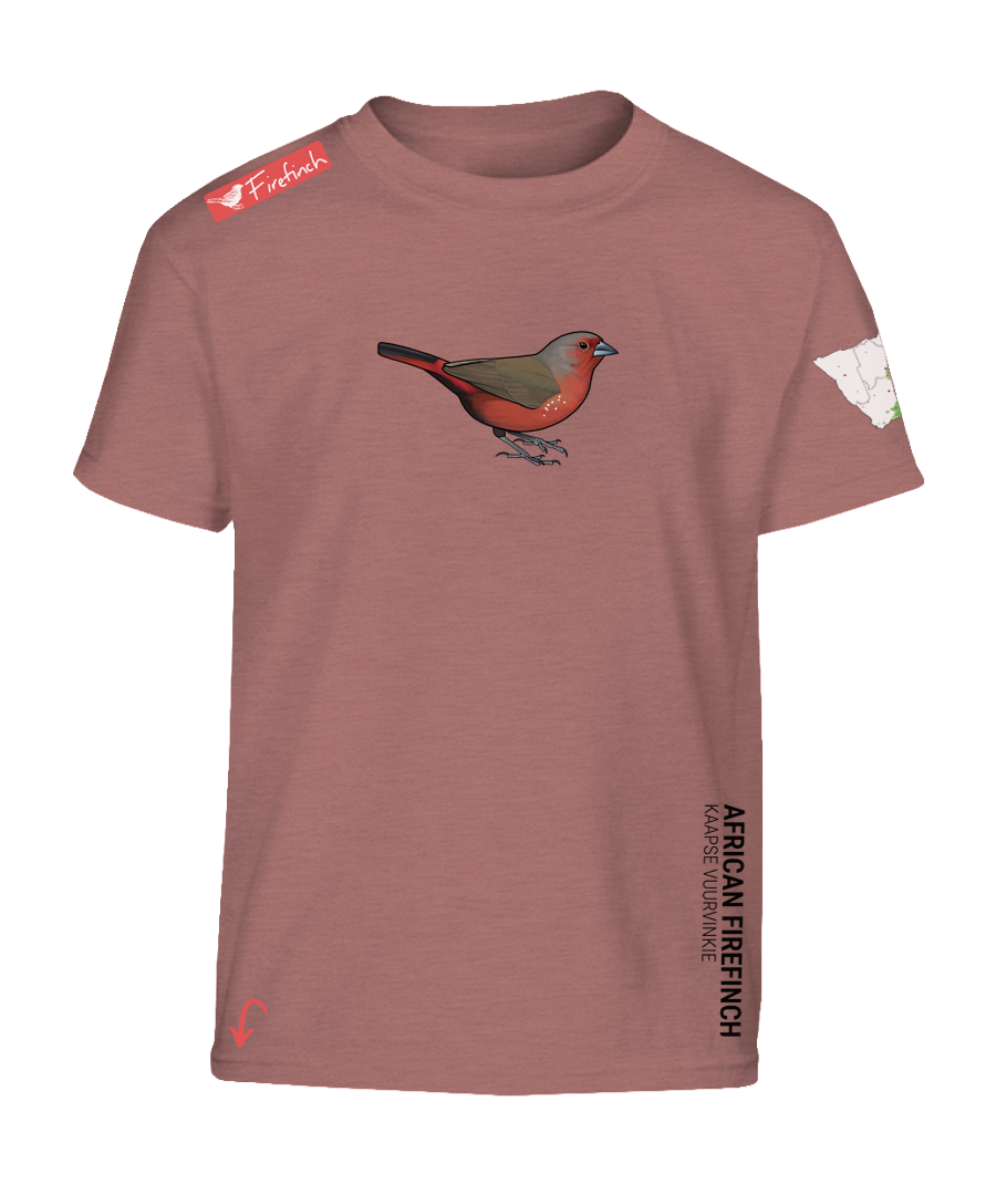 African Firefinch kids shirt