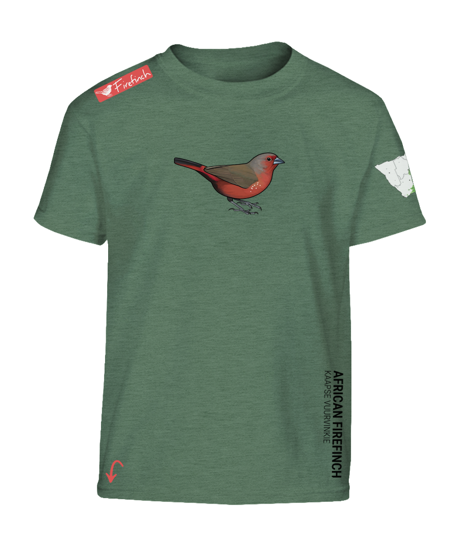 African Firefinch kids shirt