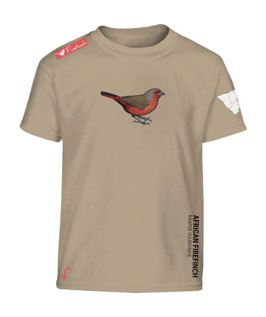 African Firefinch kids shirt